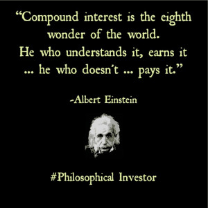 Compound interest is the eighth wonder of the world. He who ...
