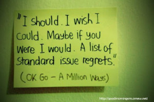 Should,I Wish I Could.Maybe If You Were I Would.A List of Standard ...