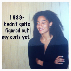 the beginning of Tracee's natural hair exploration!