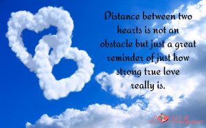 Distance between two hearts HD Wallpaper