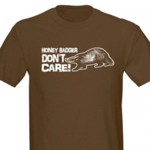 Honey badger don't care. :)