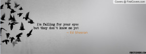 Ed Sheeran Quote Profile Facebook Covers