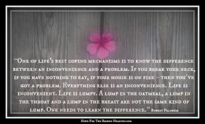 Mountains and molehills- I know the difference!