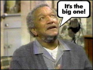 Fred Sanford getting a visit from his buddy Bubba