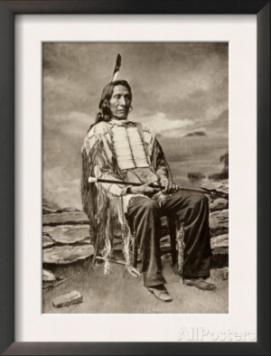 Red Cloud, or Mahpiua Luta, Oglala Sioux Chief, in Quilwork Shirt ...