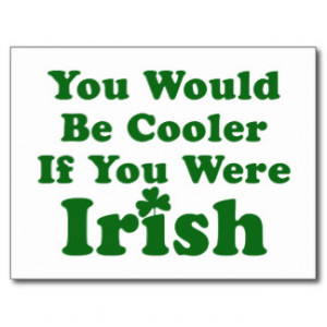 Funny Irish Saying Postcard