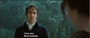 Pride And Prejudice I Love You Most Ardently Quote