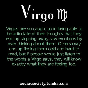 Virgo personality - unemotional, logical, over thinkers #facts # ...