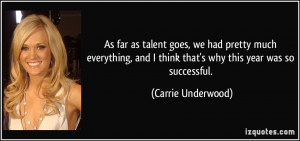 More Carrie Underwood Quotes