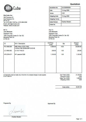 Download quotation template pdf format