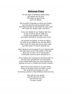 Search Results for: Welcome Poems