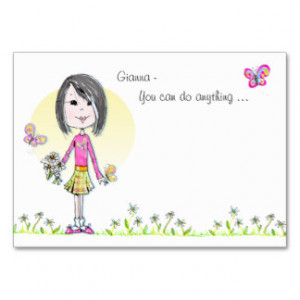 ... Daisies front&back Lunchbox note! Large Business Cards (Pack Of 100