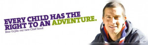 bear grylls our chief scout adventurer author and volunteer bear ...