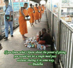The power of giving..