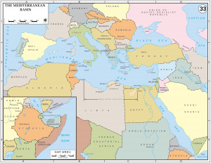 World War II Europe and North Africa Map