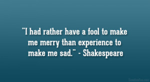 Shakespeare Quote
