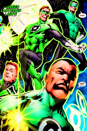 comics Green Lantern hal jordan john stewart Guy Gardner Kyle Rayner ...