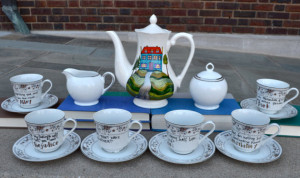 Jane Austen Tea Set - Literary Quotes from Austen's novels - Large ...