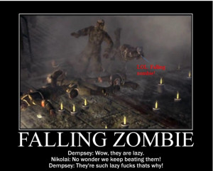 Falling Zombie by spyash2