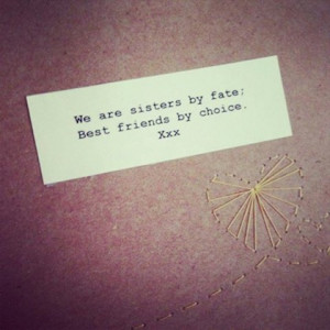 sisters by fate sister picture quotes
