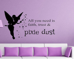 Vinyl Wall Decor - Pixie Dust Quote