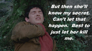 Uther is dead, Merlin. Now, man up and tell your boyfriend king the ...