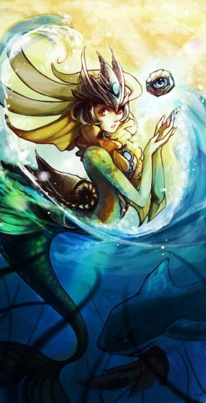 Nami - League of Legends. She's too strong for me to use. Bubbles for ...