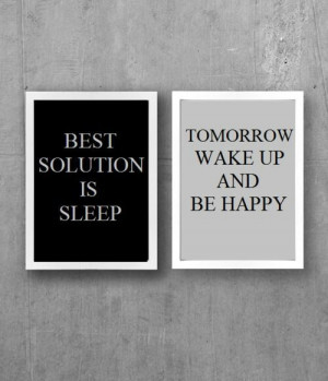 Best solution is sleep...