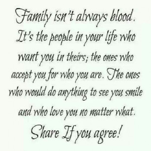 Family isn't always blood