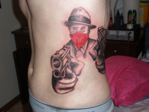 Gangster Tattoo by Msaiko