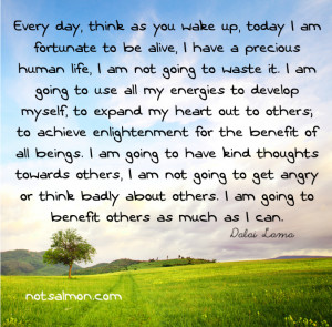 Love this Dalai Lama quote…