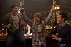 21 and Over cast talks tube socks and pick-up lines >>