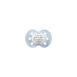 Funny quotes baby boy pacifiers humor gifts ($12) liked on ...