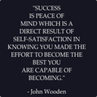 John Wooden’s Pyramid of Success–It’s Not Just for Players