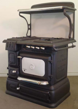 Antique Wood Cook Stove and Gas