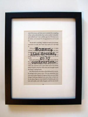 Little Women - Book Quote Print - Birthday Gift - Gift For Best Friend ...