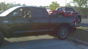 The Outty all loaded up in the Tundra