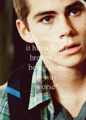 ... this image include: teen wolf, stiles, quote, quotes and dylan o'brien