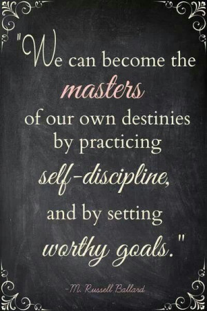 Master of your own destiny