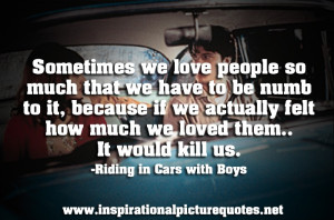 Riding In cars with boys