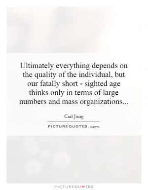 Ultimately everything depends on the quality of the individual, but ...