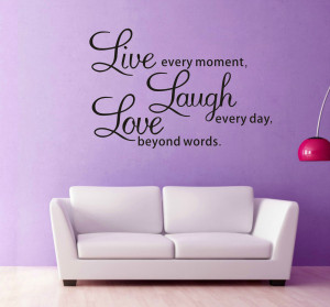 about Wall Quote Vinyl Decal 