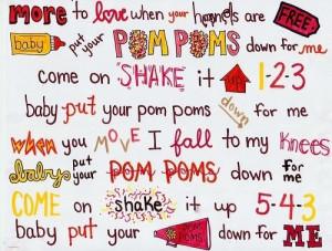 Poms Poms Jonas Brothers lyrics