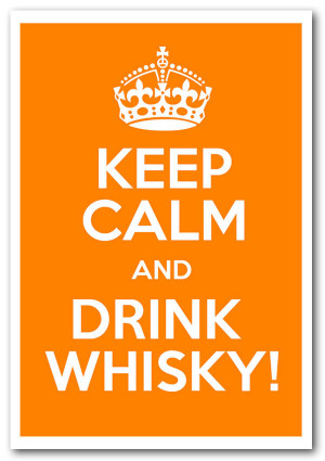Show details for Kitchen Quote Keep Calm Whisky