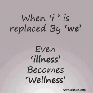 Illness and wellness