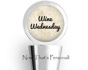 Wine stopper - WINE WEDNESDAY - wine gift basket - wine lover gift ...