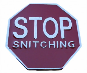 Stop Snitching Sign Street Gangs Hip Hop Culture Belt Buckle