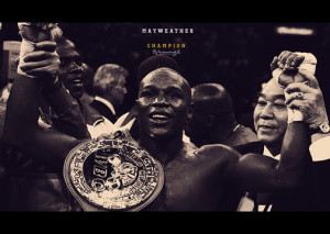 Floyd Mayweather_Champion_by_Richiiee boxing wallpaper
