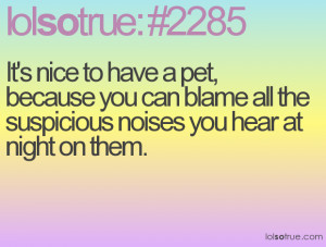 you can blame all the suspicious noises you hear at night on them