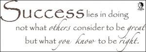 However, in the real world, the meaning of success differs for each ...